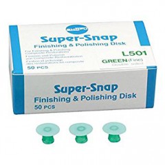 Super-Snap Contouring Fine (green) double sided mini-disks, 50/box